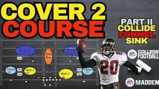 Cover 2 Course - Part II - Field Corner - Collide, Funnel, Sink.