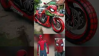 superheroes but crocodile motorcycle 😱🔥Marvel & DC-All Characters #marvel #avengers #shorts#robot