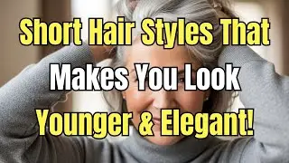 Short Hairstyles for Older Women That Instantly Look Younger & Elegant