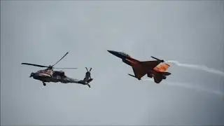 AH 64 Apache  VS   MLU F-16 Falcon