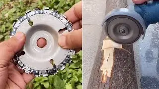 Teeth Saw Wood Angle Grinder Disc Demo 2021- Does it Work?