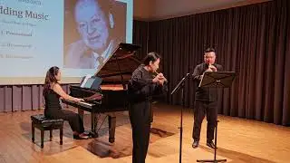 Gerard Jaffe(1932-2017) Wedding Music for Flute, Oboe and Piano 2-3 Recessional, Rejouissance