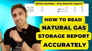 How To Read Natural Gas Storage Report Accurately | Cheat sheet & Full Tutorial
