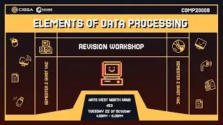 COMP20008 Elements of Data Processing Revision Workshop
