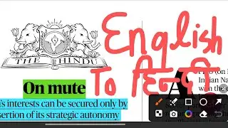 English to Hindi translation|| The Hindu news articles || English to हिन्दी अनुवाद #englishtohindi 