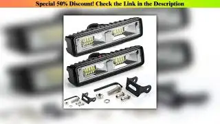 Best 2Pcs 12V 24V Working Light 36W LED Work Light Spotlight LED Headlights for Auto Motorcycle Tru