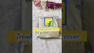 Flipkart trendy mattress cover 🌸 #unboxing #flipkart #cover #shoes #youtubeshorts #flipkarthaul