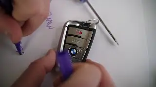 2018, 2019 BMW X3 Key Battery Replacement G01 Fob Remote