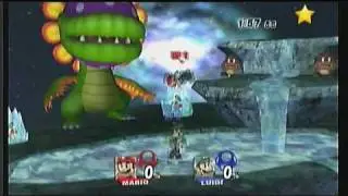 Super Smash Bros Brawl Texture - Super Mario Galaxy Stage (with music hack)