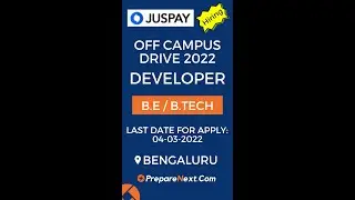 JUSPAY Off Campus Drive 2022 | Developer | IT Job | Engineering Job | Bangalore
