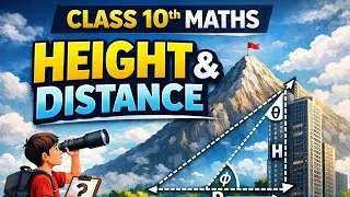 Height and distance | Class 10th maths | board exams 2026
