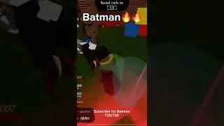 I AM BATMAN🦇🔥🔥 #roblox #forsaken #memes #guest1337 #nosferatu #batman