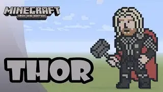 Minecraft: Pixel Art Tutorial and Showcase: Thor (Thor: Ragnarok)