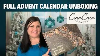 24-Day Full Advent Calendar by: CoraCreaCrafts Unboxing