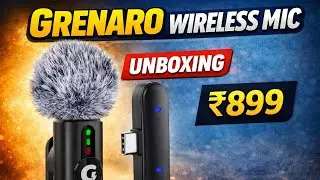 Grenaro Wireless Microphone Unboxing | Best Mic for Mobile under budget of 1k | Amazon