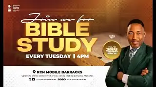 BIBLE STUDY || STARTING A SPIRITUAL YEAR || RCN MOBILE BARRACKS || 06.01.2026