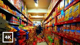 Walking inside Biggest Supermarket in Nepal - 3D Audio | Kathmandu City | 4K - ASMR -Binaural Sounds