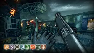 BO2 NukeTown With BO1 weapons & Extra Perks - BO2 Modded Zombies