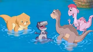 ¡Nadando con dinosaurios! 🏊‍♂️ | En Busca Del Valle Encantado