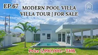 EP.67 Modern Pool Villa, Villa Tour/For Sale Price 5.99 MB.