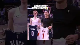 The Best Jersey Swap Of All Time 😂🔥 #nba #funny