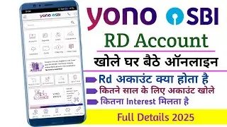 RD Account Opening In SBI Bank | How To Open RD Account In SBI | RD Account Kya Hota Hai |