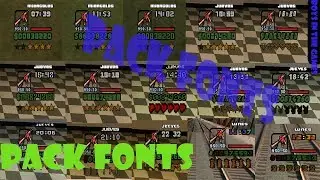 PACK FONTS para GTA SAN ANDREAS/SAMP/MTA