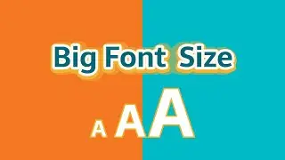 Big Font For Android App Free