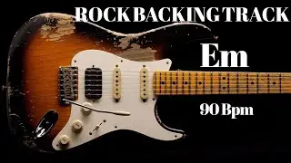 Rock Ballad Guitar Backing Track Jam in E Minor
