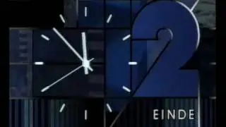 Nederland 2 - einde TROS, closedown met Wilhelmus & testbeeld (20 maart 1991)