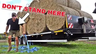 BALE CART - ONE OF MY FAVOURITE JOBS!!