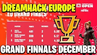 TEEQ & Setty Win Fortnite DreamHack EU December | Final Game And Leaderboard