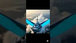 &ldquo;Flying Warship with Giant Wings &ndash; Futuristic Fantasy Scene&rdquo; #UK #viral #viralvideo #ytshorts