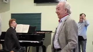 Yuri Temirkanov (1938-2023) Conducting Master-class in Moscow State Conservatory. 26.03.2019.