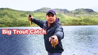  Big Trout Catch @ Kupup Lake ||  Sikkim ke Kupup Lake mein Trout Catching Adventure 🎣😱