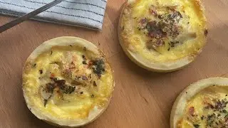 فطاير الكيش Mini quiche recipe