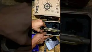 Satisfying Unboxing of a Fresh Beretta M9A4 Pistol ASMR