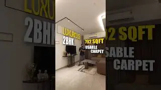 Luxurious 2 bhk flat in Kalyan west with 792 sqft usable Carpet 🔥 #viralvideo