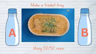 Resin mushroom trinket tray