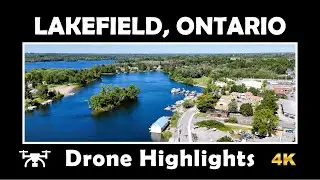 🚁 Beautiful 4K Drone Views of Lakefield, Ontario 🌿 | DJI Mini 4 Pro Highlights