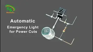 DIY Automatic Emergency Light for Power Cuts | DIY Electronics Projects