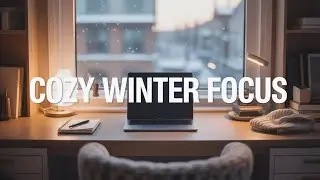 Calm Winter Pomodoro Music  2 Hour Focus for Study and Work