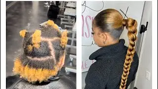 SILK press and SLEEK ponytail: FINAL VIDEO OF 2023 🥳🥳🥳