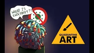 corona virus drawing (COVID-19) | speed art