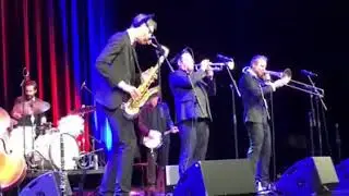 Second Line Jazzband at Kungsbacka Teater, Sweden. 2018