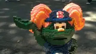 LEGO Mascot vs. Boston Red Sox Mascot
