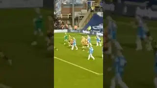 Birmingham goalkeeper John Ruddy nearly scores against Hull City @StanblueKRO