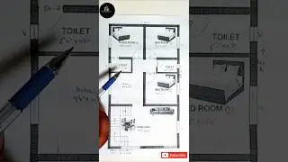 20x40 Small House Plan Explained II Cost - 8 Lakhs II 3BHK II 800 Sqft House Plan #shorts
