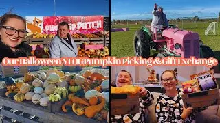 Наш Хэллоуинский VLOG | Сбор тыкв и обмен подарками