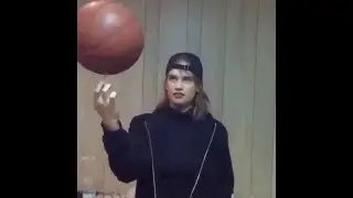 Stormi Bree spinning basketball / Stormi Bree Basketball /Spinning basketball. / Basketball Girl